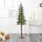 6ft. Pre-Lit Alaskan Alpine Artificial Christmas Tree, Clear LED Lights
